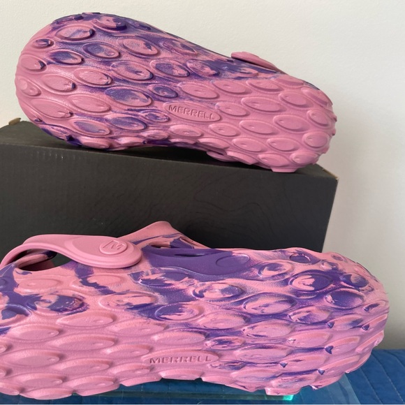 Merrell girls pink & purple Hydro moc clogs NIB - Picture 7 of 9